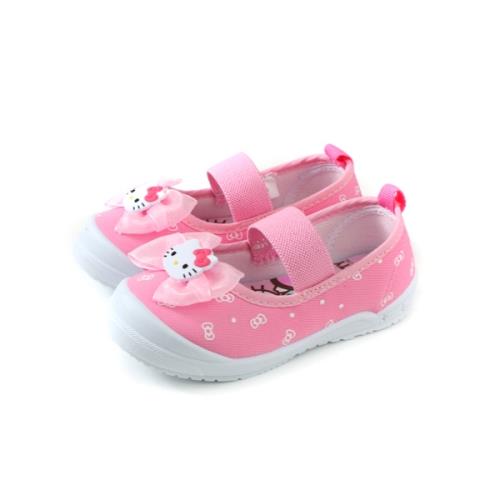 Hello Kitty 凱蒂貓 娃娃鞋 室內鞋 粉紅色 中童 童鞋 719818 no786