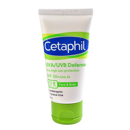 【Cetaphil舒特膚】極緻全護低敏防曬霜SPF50+ (50g)X2件組