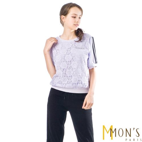 MONS法式精緻蕾絲休閒款造型上衣