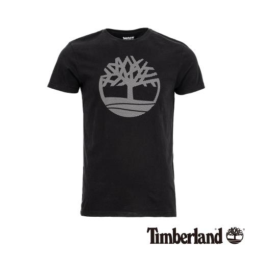 Timberland男款黑色大樹Logo反光T-ShirtA1WYKS99