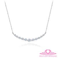 【AS EVER DIAMOND】日本設計師精選 0.50克拉微笑項鍊 18K鑽石套鍊 微笑