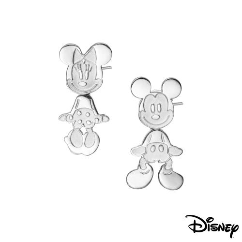 Disney迪士尼系列銀飾 純銀耳環-搖擺米奇款