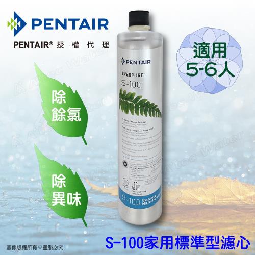 Pentair濱特爾 公司貨EVERPURE S100家用標準型淨水器濾心/濾芯