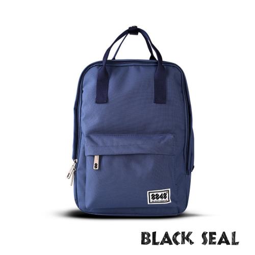 BLACK SEAL 聯名8848系列-多隔層休閒小方型後背包-黛藍 BS83008