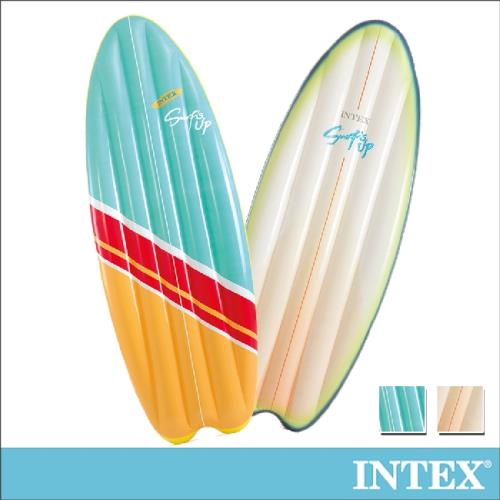 INTEX 衝浪板造型浮排178x69cm-2色可選 適用:成人 (58152)