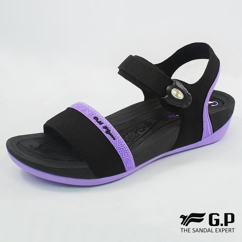 G.P 優雅舒適雙密度鞋墊涼鞋G8690W-紫色(SIZE:35-39 共三色)
