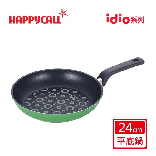 【韓國HAPPYCALL】彩色超值平底鍋不沾鍋(青草綠24cm)