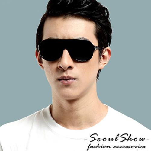 Seoul Show首爾秀 街頭潮流漸層色調太陽眼鏡 8038亮框漸層黑