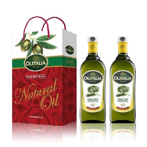 Olitalia奧利塔-橄欖油禮盒1組(2瓶/盒;1000ML/瓶)