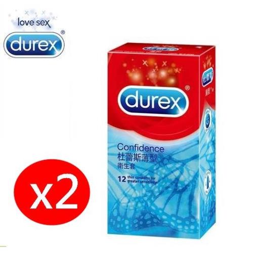 Durex杜雷斯 薄型保險套 (12入X2盒)
