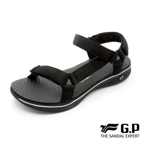 G.P 極輕量織帶旅行涼鞋G9278W-黑色(SIZE:36-39 共三色)