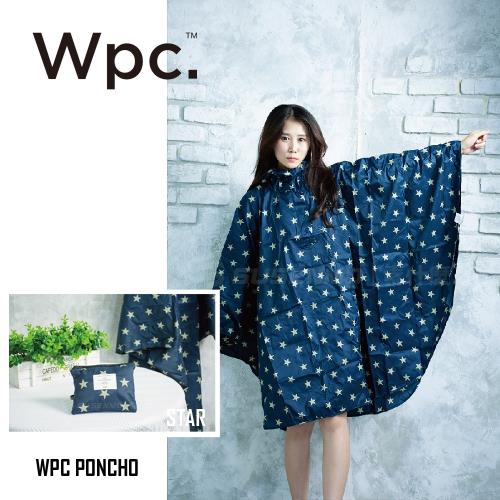 WPC R-1093 Star 藍 斗篷雨衣 日本雨衣 WPC雨衣 披風雨衣 時尚雨衣 日系雨衣