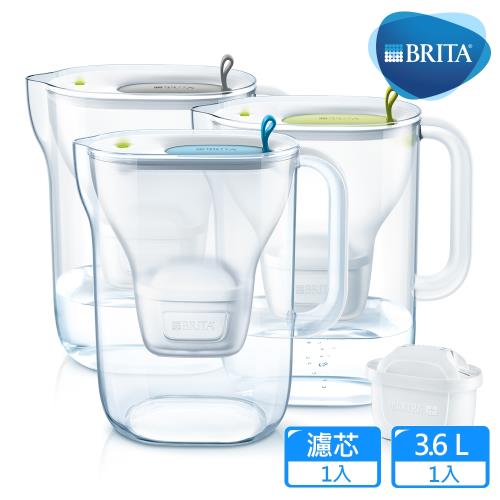 德國BRITA Style 3.6L純淨濾水壺(內含MAXTRA Plus 濾芯1入)