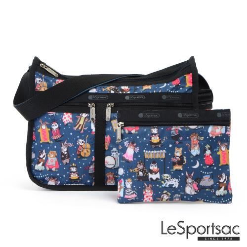 LeSportsac - Standard雙口袋A4大書包-附化妝包 (面具舞會)