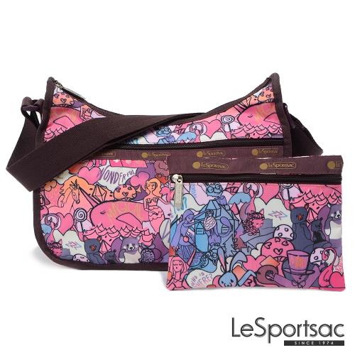 LeSportsac - Standard側背水餃包(紫色童話)