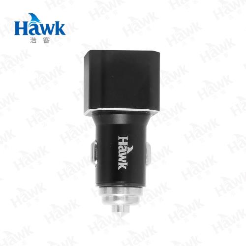 Hawk 雙USB電壓顯示車用充電器(01-AVT312)-2入組