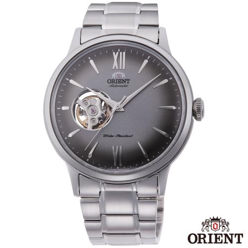 ORIENT東方錶  皇家世界半鏤空機械腕錶-灰x41mm  RA-AG0029N10B