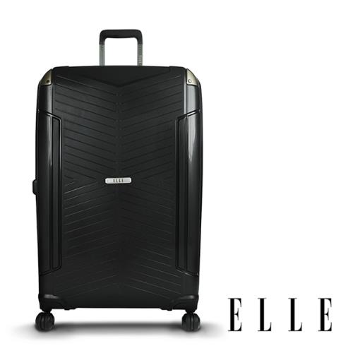 ELLE Time Traveler系列-20吋特級極輕防刮PP材質行李箱-鋼鐵黑 EL31232