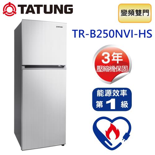 TATUNG大同 250公升變頻雙門冰箱 TR-B250NVI-HS