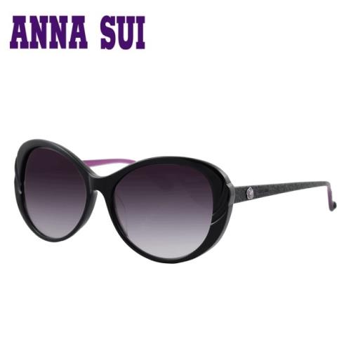 【Anna Sui】夜之尤物系列太陽眼鏡(AS925-001-黑色)