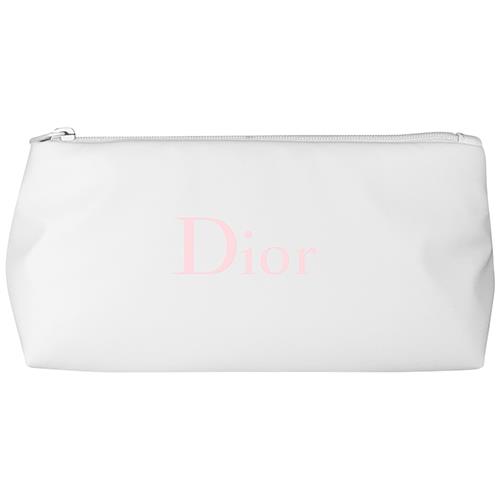 Dior 迪奧 乳白空氣筆袋包(粉字)