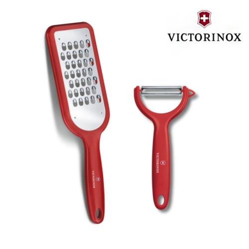 VICTORINOX 瑞士維氏 削皮工具2件組(刨絲刀+削皮刀)