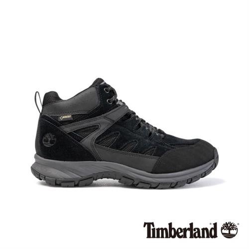 Timberland  男款 黑色麂皮 Sadler Pass 健行鞋/靴(A1QQC001)