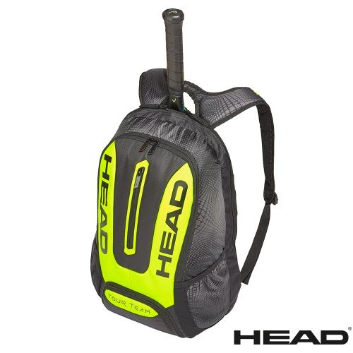 HEAD  TOUR TEAM運動休閒後背包(網球/羽球/壁球拍袋)-黑黃