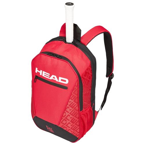 HEAD CORE BACKPACK 運動休閒後背包(網球/羽球/壁球拍袋)-紅黑