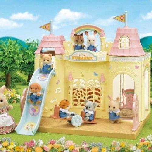 日本 EPOCH森林家族 森林城堡幼稚園禮盒組(含玩偶)EP14186 原廠公司貨