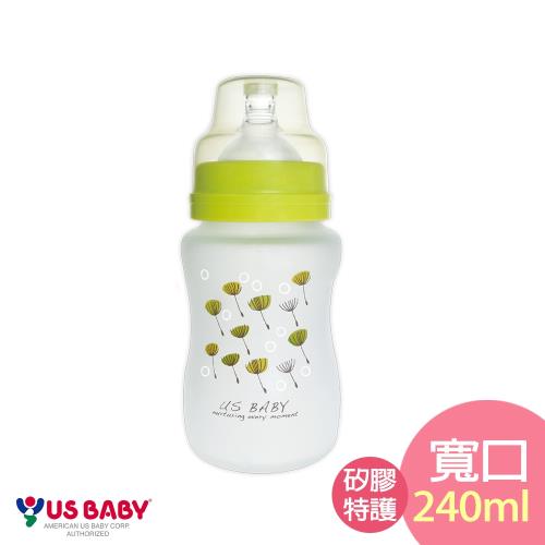 任-優生真母感特護玻璃奶瓶(寬口240ml-綠)