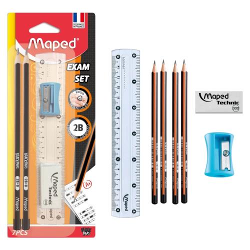 【法國Maped】考試專用鉛筆7件組