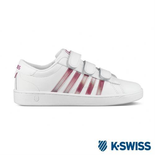 K-SWISS Hoke III Strap SE CMF 時尚運動鞋-女-白/桃紅(96317-192)