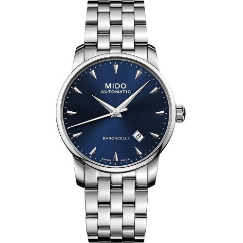 MIDO美度 永恆系列午夜藍 時尚機械女錶(藍/29mm) M76004151