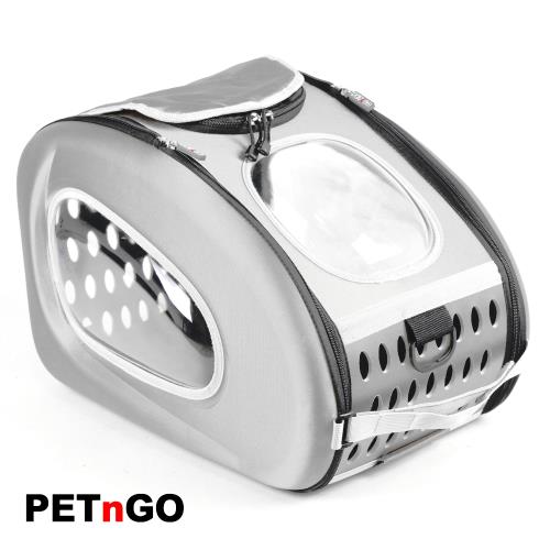 PETnGO多功能拉桿寵物太空背包-銀色