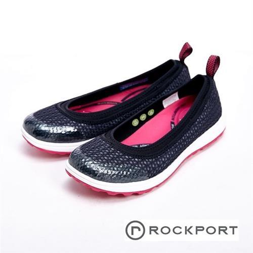 Rockport WALK360系列 針織透氣休閒女鞋-黑