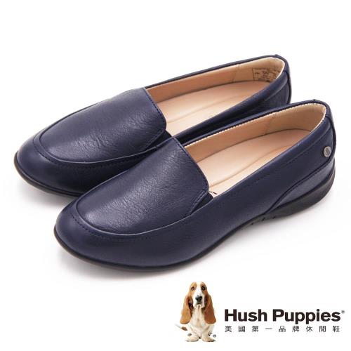 Hush Puppies Libi Bria 經典款舒適上班低跟 女鞋-深藍(另有黑)