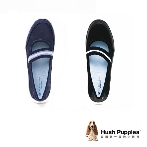 Hush Puppies SATOMI TRICIA系列 潮流平底休閒女鞋-2色(黑、深藍)