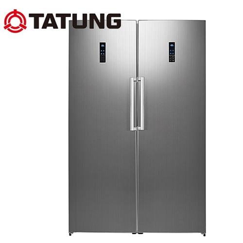 TATUNG大同270公升+380公升自由配組合式冰箱 (白金銀) TR-270HFR+TR-380HRLW