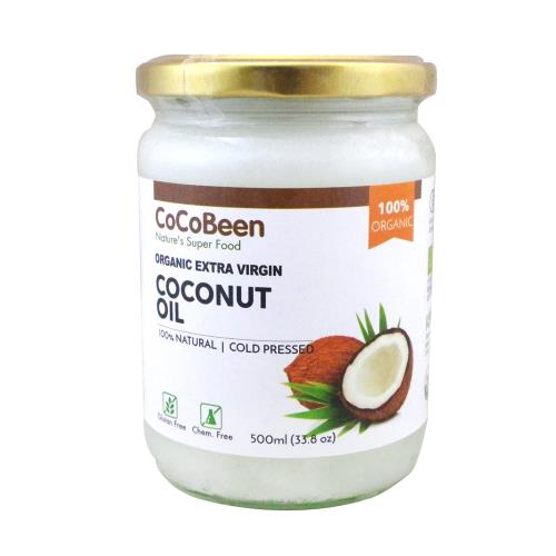  CoCoBeen 有機初榨冷壓椰子油500ml