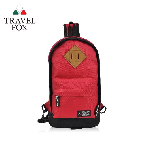 TRAVEL FOX 旅狐 尼龍輕巧豬鼻系單肩斜背包 (TB666-04) 紅色