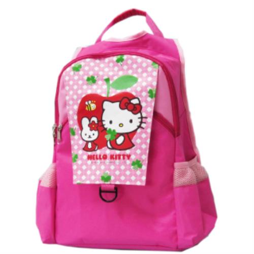 凱蒂貓Hello Kitty 雙層休閒書背包(KT-2929_apple)