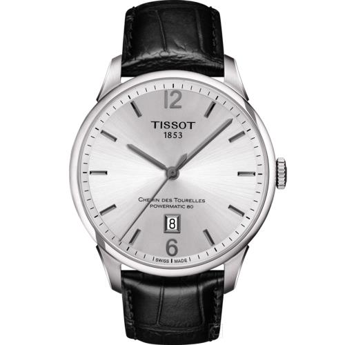 TISSOT 杜魯爾 80小時動力儲存機械錶(T0994071603700)42mm