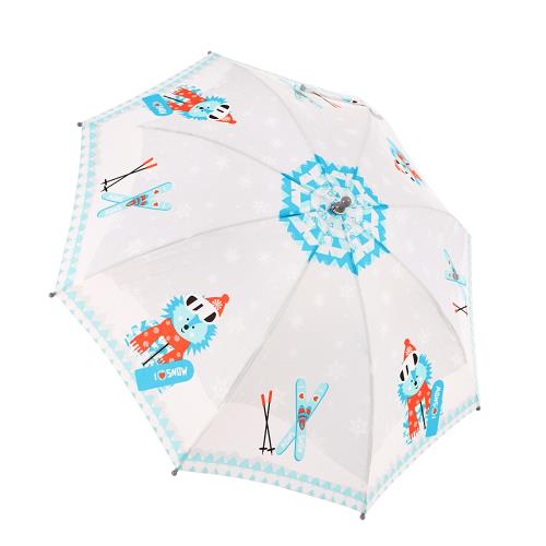 RAINSTORY雨傘-滑雪狐狸抗UV兒童手開直骨傘