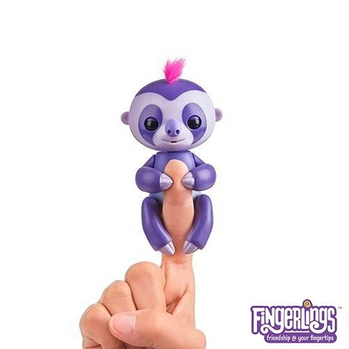 WowWee 正版互動手指猴 Fingerlings 樹櫴電子智能互動竉物 紫色