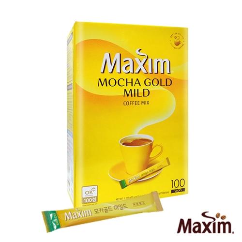 MAXIM麥心 韓國黃金摩卡三合一 (12g×100入/盒) Maxim Mocha Gold Mild Coffee Mix