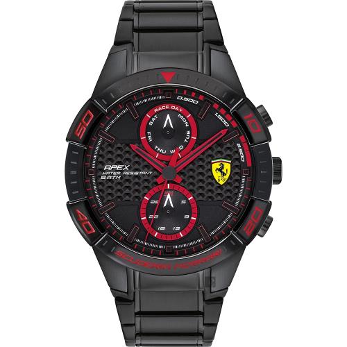 Scuderia Ferrari 法拉利APEX日曆手錶-44mm (FA0830635)