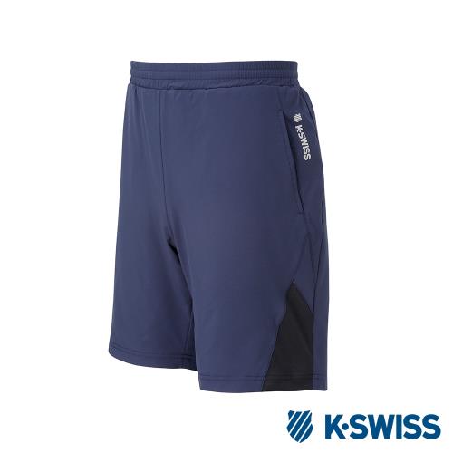 K-Swiss  PF Shorts 運動短褲-男-藍