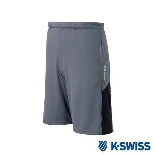 K-Swiss  PF Shorts運動短褲-男-灰