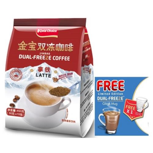 【馬來西亞 金寶】雙凍咖啡(拿鐵)-4袋/組(有效期限2020/10/01)